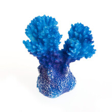 Aquarium Decor Kleine Polyresin Koraal Ornamenten Vis voor-Blauw