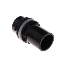 Aquariumpijp PVC-connector voor watertanks-Zwarte L