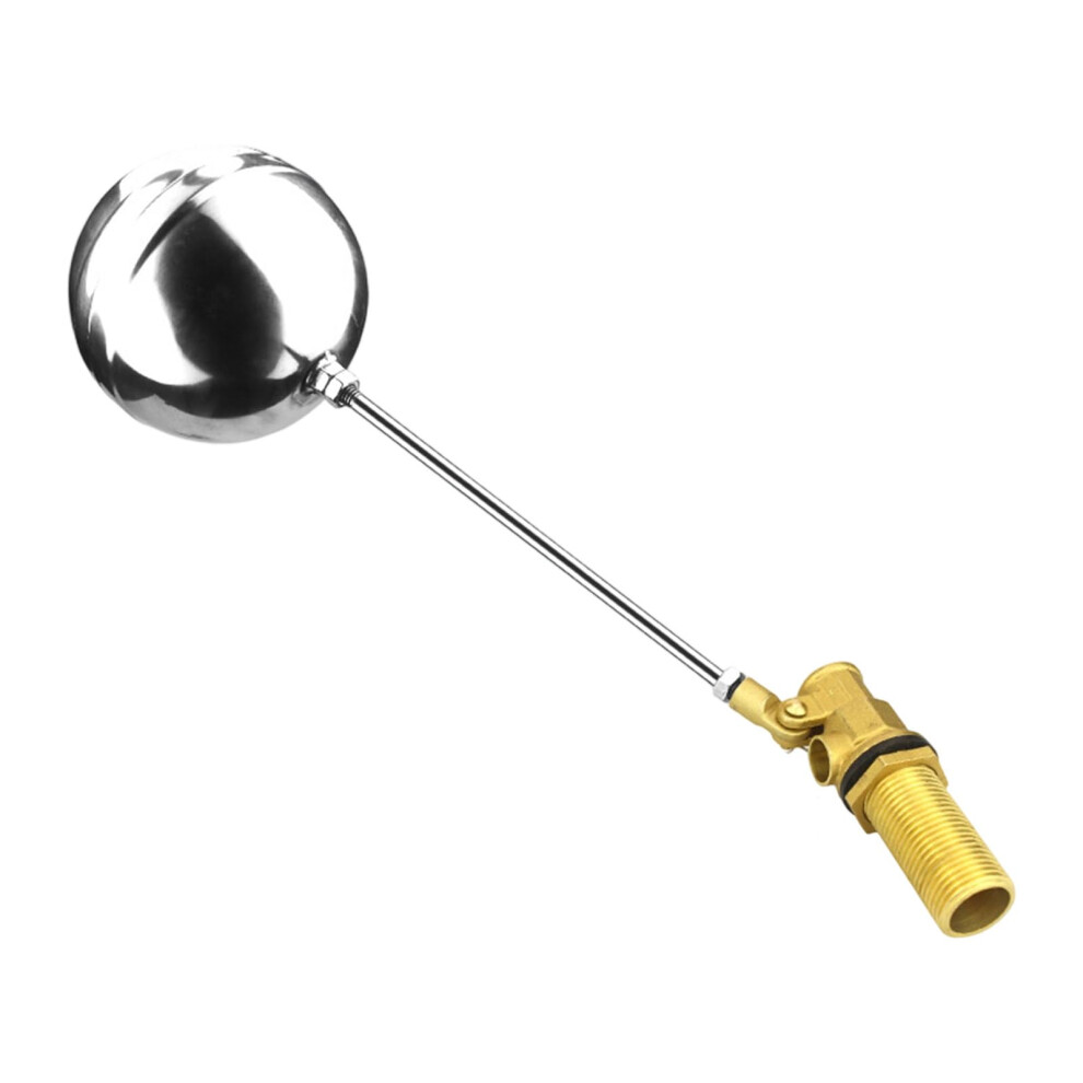 Brass Float Valve 1/2Inch Quiet Automatic Water Level Control For Watertower Tanks Cisterns Expansion Systems 9187378571224