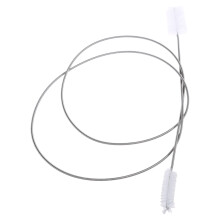 Slangreinigerborstel Flexibele nylon borstelharen met-Wit