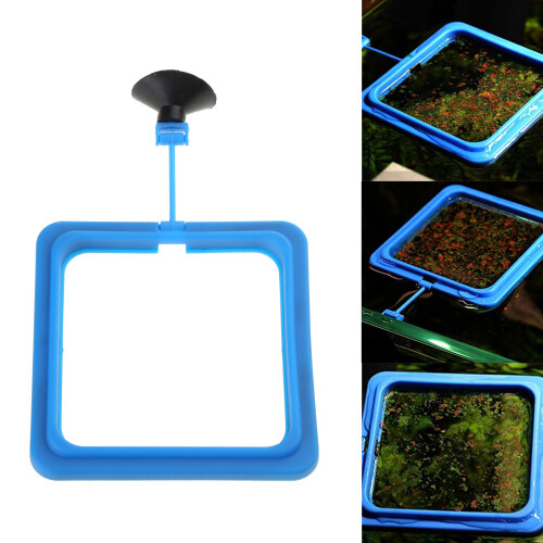 Fish Feeding Ring Aquarium Feeder Small Circles with Suction 1