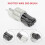 Wireless Bluetooth Earbuds 20H Playtime Noise Cancelling Sweatproof Black 5