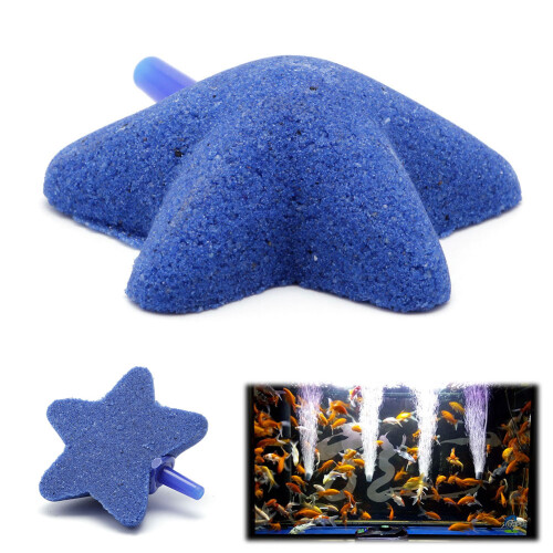 Air Stone Bubble Diffuser Stervorm Stenen Beluchter-Blauw 2