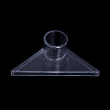 Aquarium voor tankuitlaatpijpconnector Transparant plastic-L