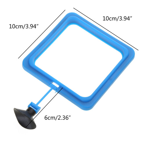 Fish Feeding Ring Aquarium Feeder Small Circles with Suction 2