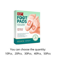 Foot And Body Care Pads, Natural Formula With Tourmaline Ginger, Easy To Use, Deep Cleansing, Stress Relief, Better Sleep, High-quality Materials, Qu