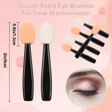 Tragbarer Reise-Lidschattenapplikator, vielseitig einsetzbarer Lippen- und Augen-Make-up-Pinsel, hygienisch, Einweg-Make-up-Pinsel für Hochzeiten,