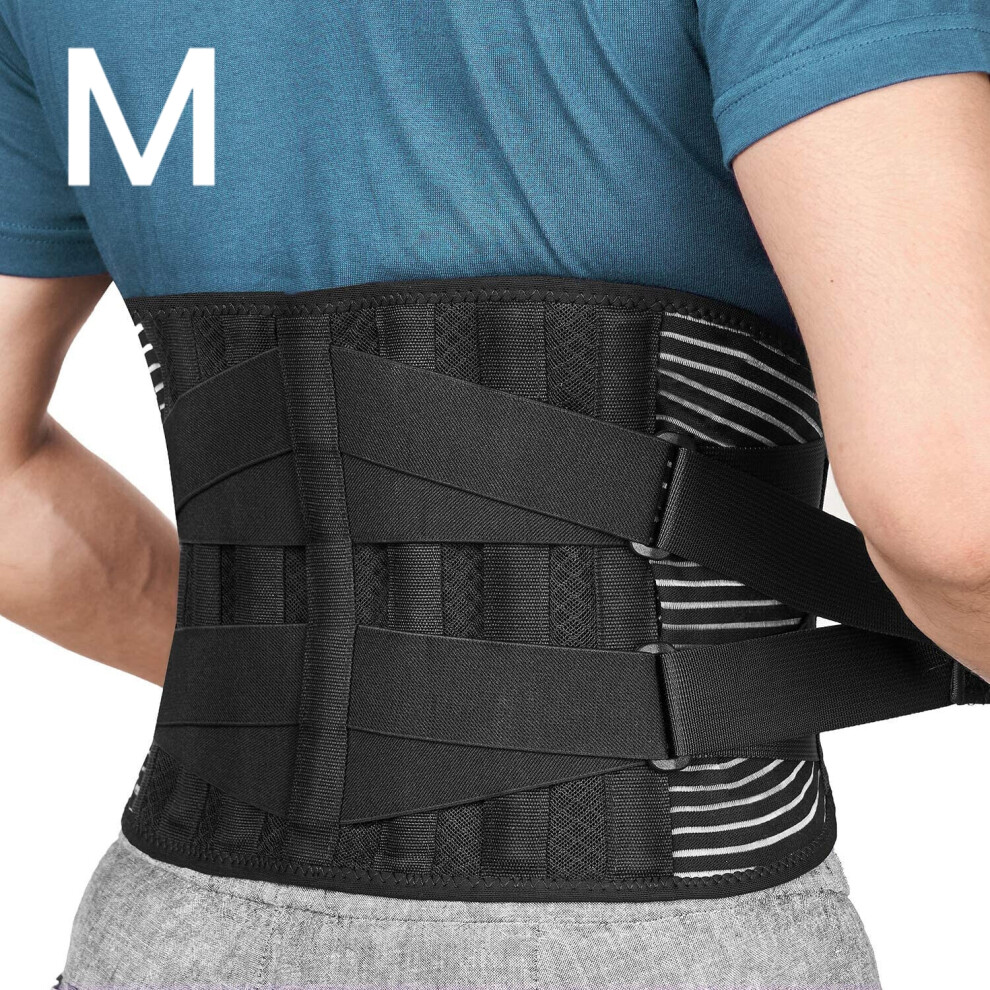 Back Support Belt For Pain Relief, Anti-Skid Design Ensures A Secure Fit And Memory-Aluminum Stays Provide Unmatched Support Throughout The Day