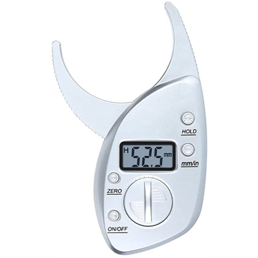 Digital Body Fat Caliper with Easy Read Display, Skinfold Thickness Measuring Tool for Fitness