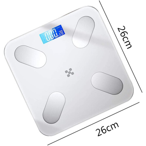 Bluetooth Body Fat Scale with Smart App Tracking,  Precision 400lb Digital Bathroom Scale 1