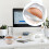 5Pcs Compact Silver Ceramic Ashtray Decorative Lip Use 11