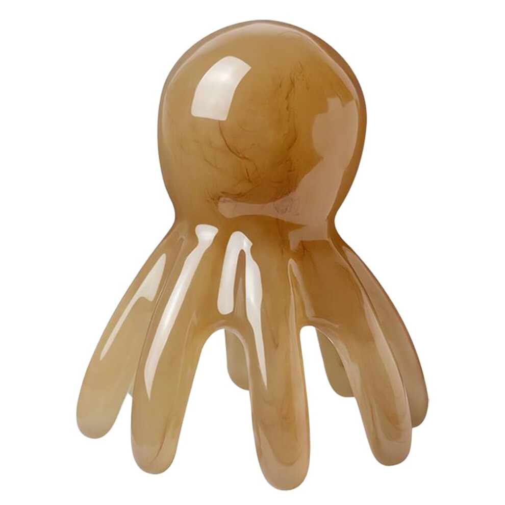 Jade EightClaw Scalp Massager Gua Sha Comb for Stress Relief and TravelFriendly Scalp Care