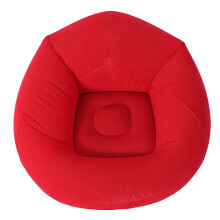 Aufblasbarer Loungesessel, beflockt, PVC, tragbar,