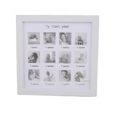 Baby-Fotorahmen für das erste Jahr, 12 Monate,