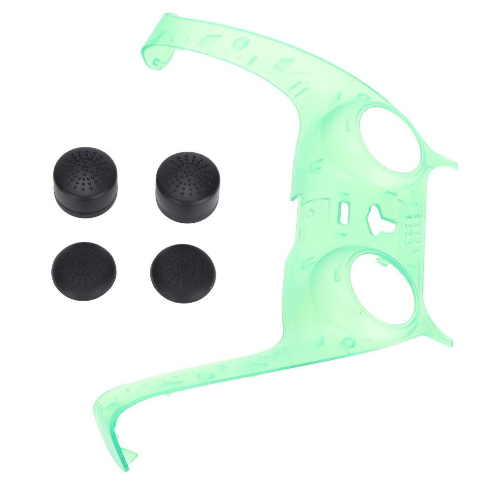 Translucent Controller Faceplate & Thumb Grip For Ps5 Dualsense Green 3361377393636
