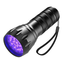 Portable Handheld UV Flashlight Black Light Torch Money Verification, Pet Urine Detection, Cat Skin Inspection