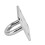 Stainless Steel Eye Plate Ceiling Wall Mount Hardware 4Pcs Enclosed Hook 4
