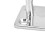 Stainless Steel Eye Plate Ceiling Wall Mount Hardware 4Pcs Enclosed Hook 9