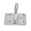 Stainless Steel Eye Plate Ceiling Wall Mount Hardware 4Pcs Enclosed Hook 6