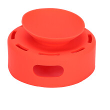 Stødsikkert etui til Echo Pop, præcisionsstøbt blød silikone universal strømforsyningsbeskytter, letvægts stødsikkert cover i levende farver