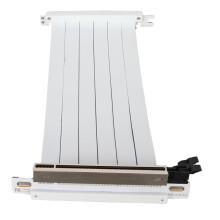 Cavo Riser PCIe 3.0 X16 a 180 ad alta velocità, flessibile, bianco, lunghezza 40cm