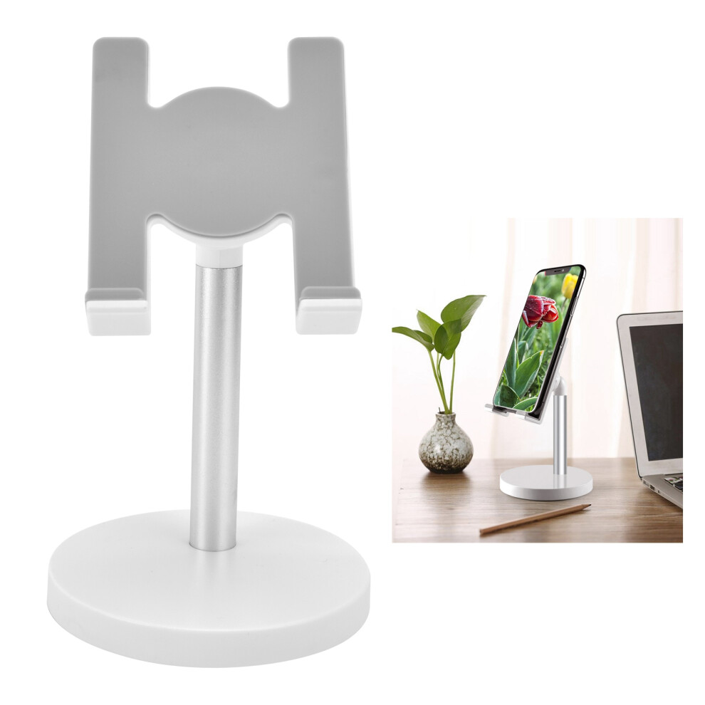 Aluminum Alloy Adjustable Cell Phone & Tablet Stand 14.5X8.5x8.5cm Silver 8411377395446