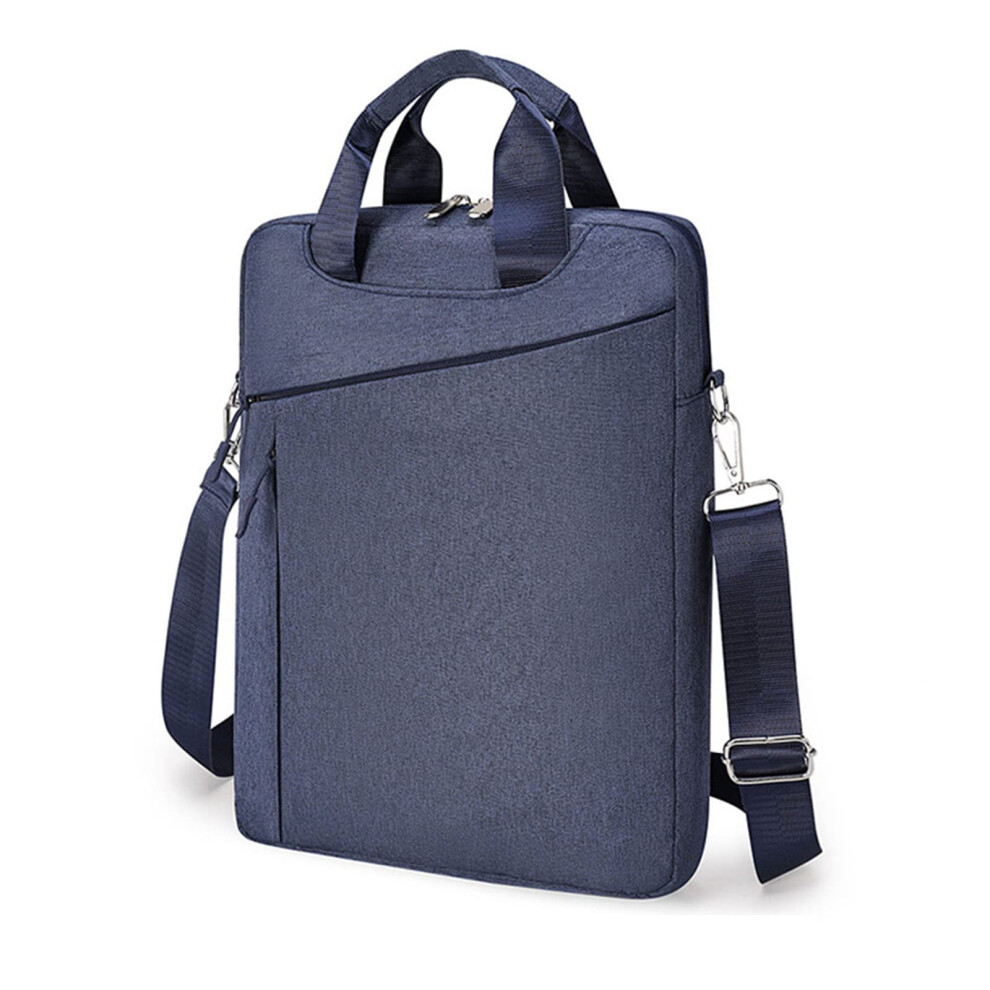 Laptop Bag For 15.6Inch Laptop Computer Splashproof Crossbody Shoulder Handbag, Black Blue Light Gray Dark Gray Blue,Black 9382693562661