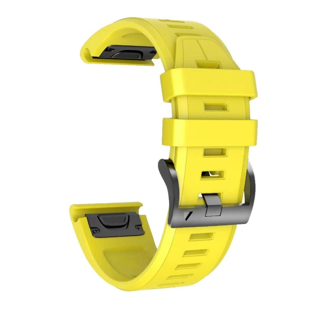26 22 20Mm Silicone Watchband Compatible With Garmin Fenix 7 7X 6 6X Pro 5 5X Plus 3Hr 935 S60 Mk1 Instinct 2S62 Waterproof Easyfit 9187378572221