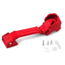 Aluminum Car Exterior Door Handles Trunk Door Handle for JK 2007-2017 Red