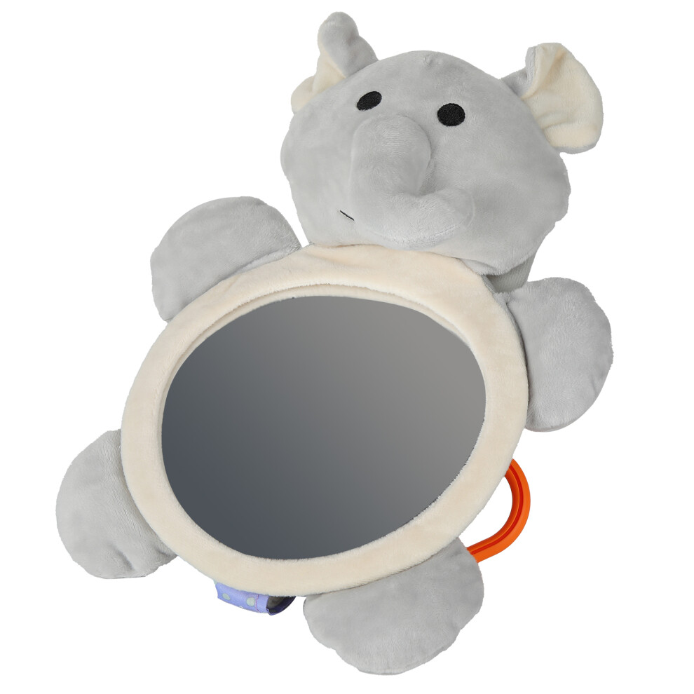 Baby Backseat Mirror for Infants, Elephant Shape, 27x19cm Safety |