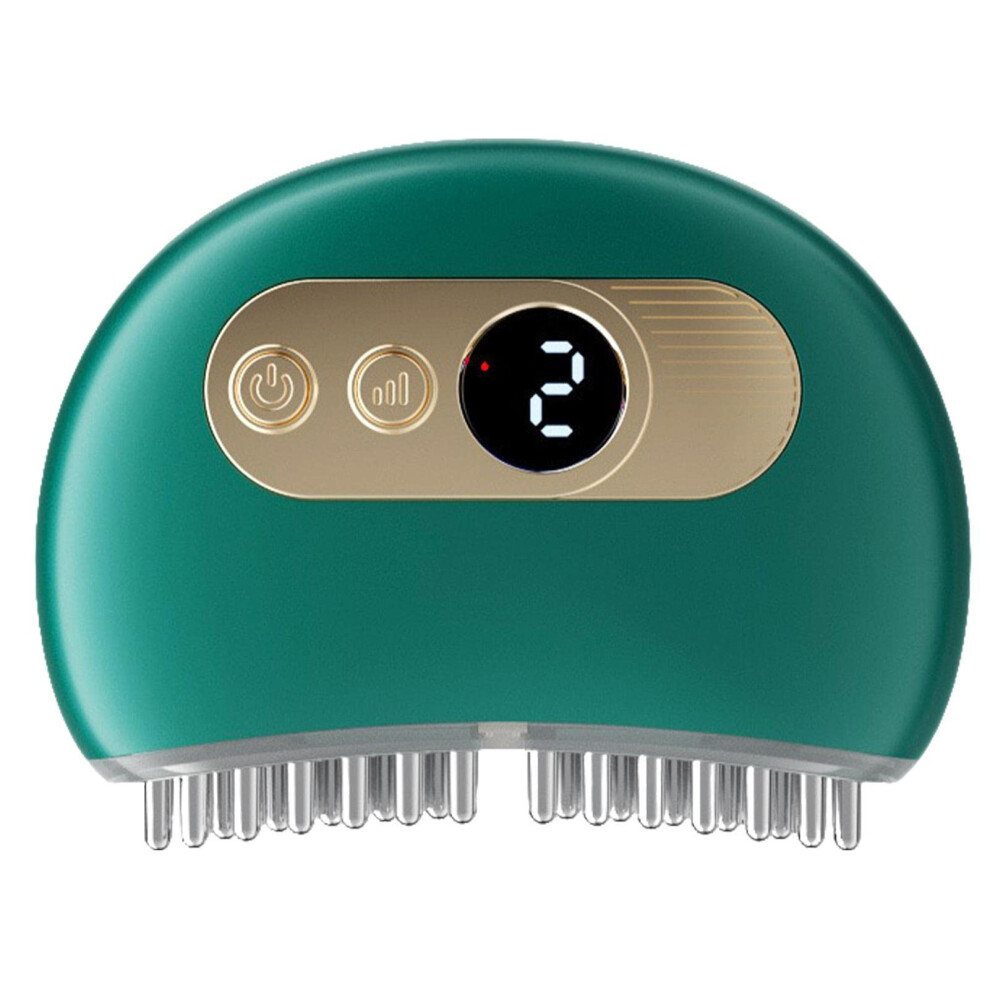 Electric Scalp Massager with Adjustable Heat Therapy and 4 EMS Modes for Hair Growth and Relaxation