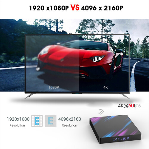 Android TV-box, streaming mediaspeler met quad-core Cortex-A53-processor en high-dynamic-range Ultra HD-beeldkwaliteit voor entertainment 2