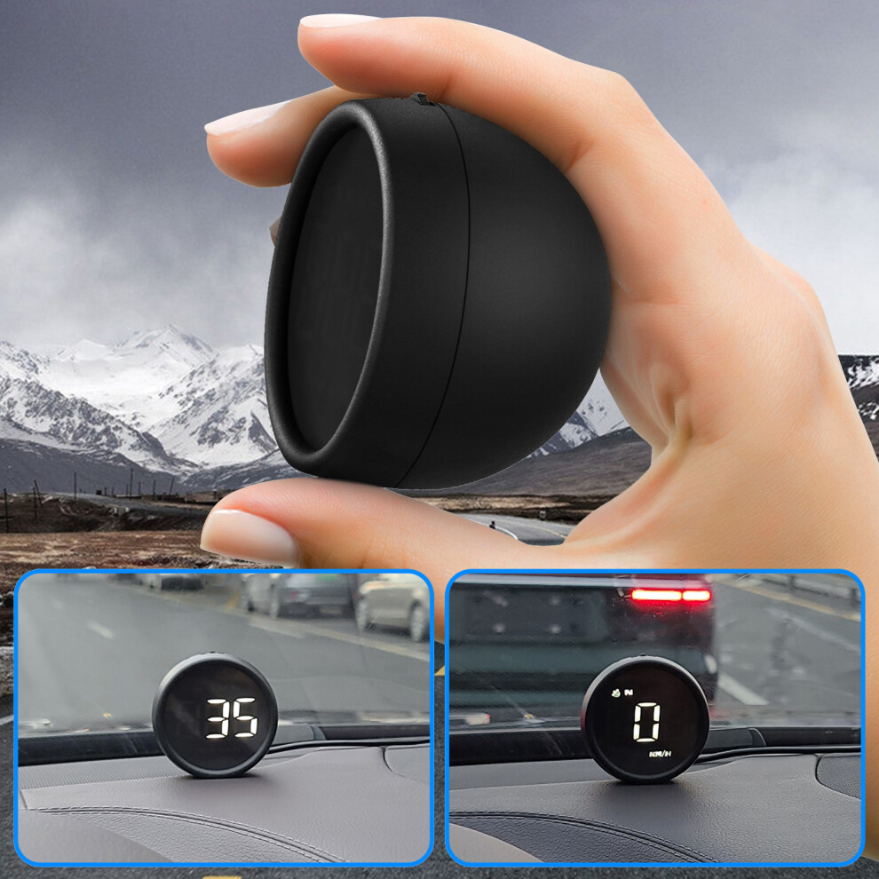 Car Gps Speedometer Hud 10Hz Dual Mode Auto Brightness Black 5091382404055