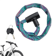 Chain Lock Reflective AntiTheft Padlock With Keys 75 cm HeavyDuty Chain For Bikes, Motorcycles, Scooters, Doors, Gates