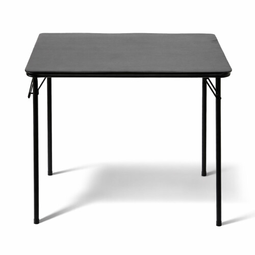 Oypla Oypla Square Folding Standard Bridge Card Game Black Table 2