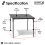 Oypla Oypla Square Folding Standard Bridge Card Game Black Table 7