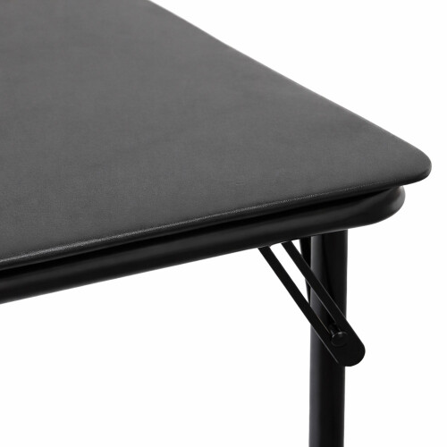 Oypla Oypla Square Folding Standard Bridge Card Game Black Table 1