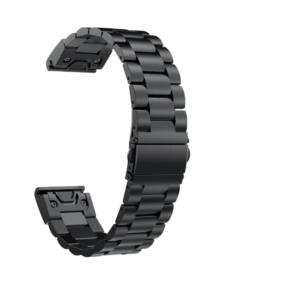 Durable Stainless Steel Metal Watch Band Replacement Bracelet For Garmin Fenix 7X 6X Pro Quickfit 26Mm 9365369606234