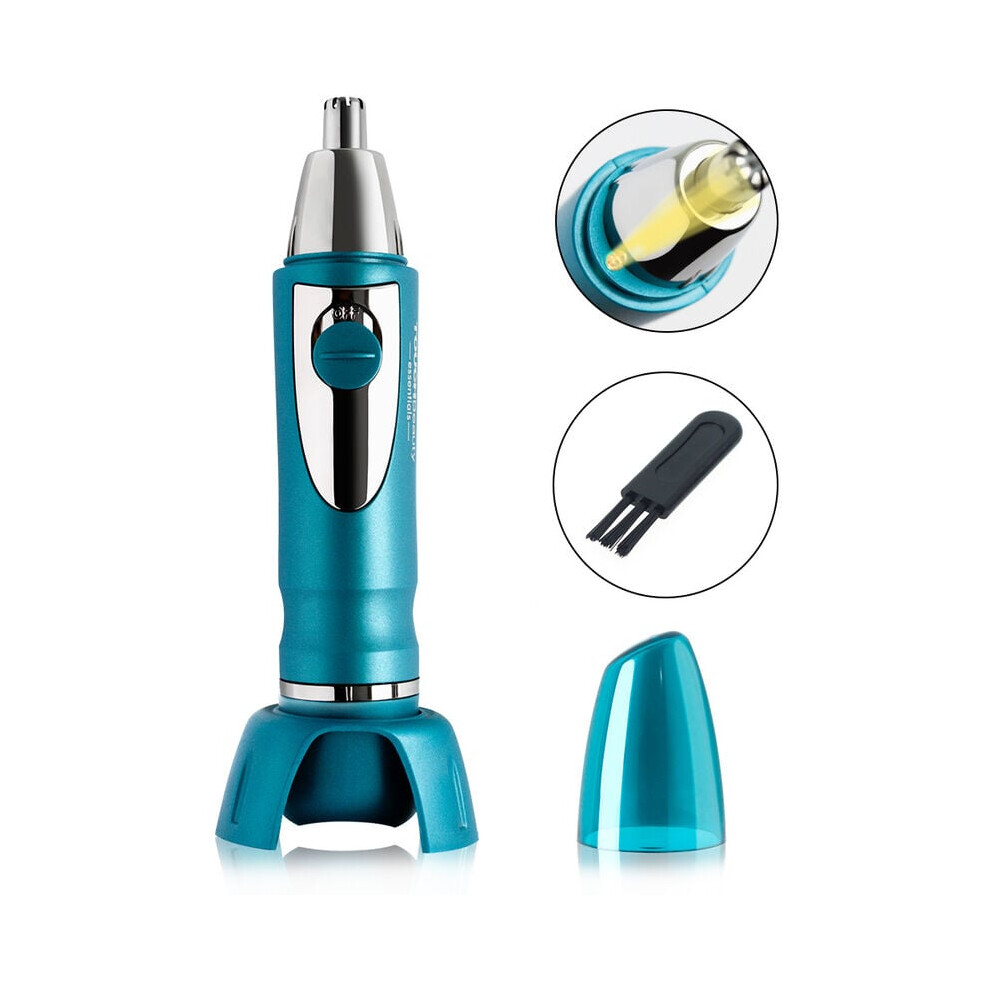 Ear & Nose Hair Trimmer, Battery Operated Precision Trimmer with Low Battery Reminder, Washable and Removable Cutter Head, Painless Hair Removal