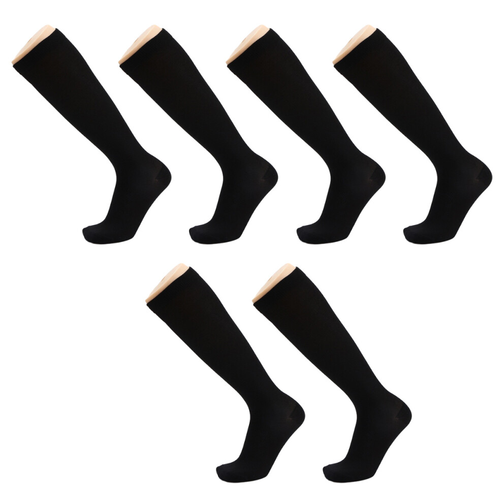 Circulation Aid Socks, Recovery Socks with Graduated Compression for Swelling Relief and Muscle Support, Soft Breathable Fabric for Sensitive Skin, N