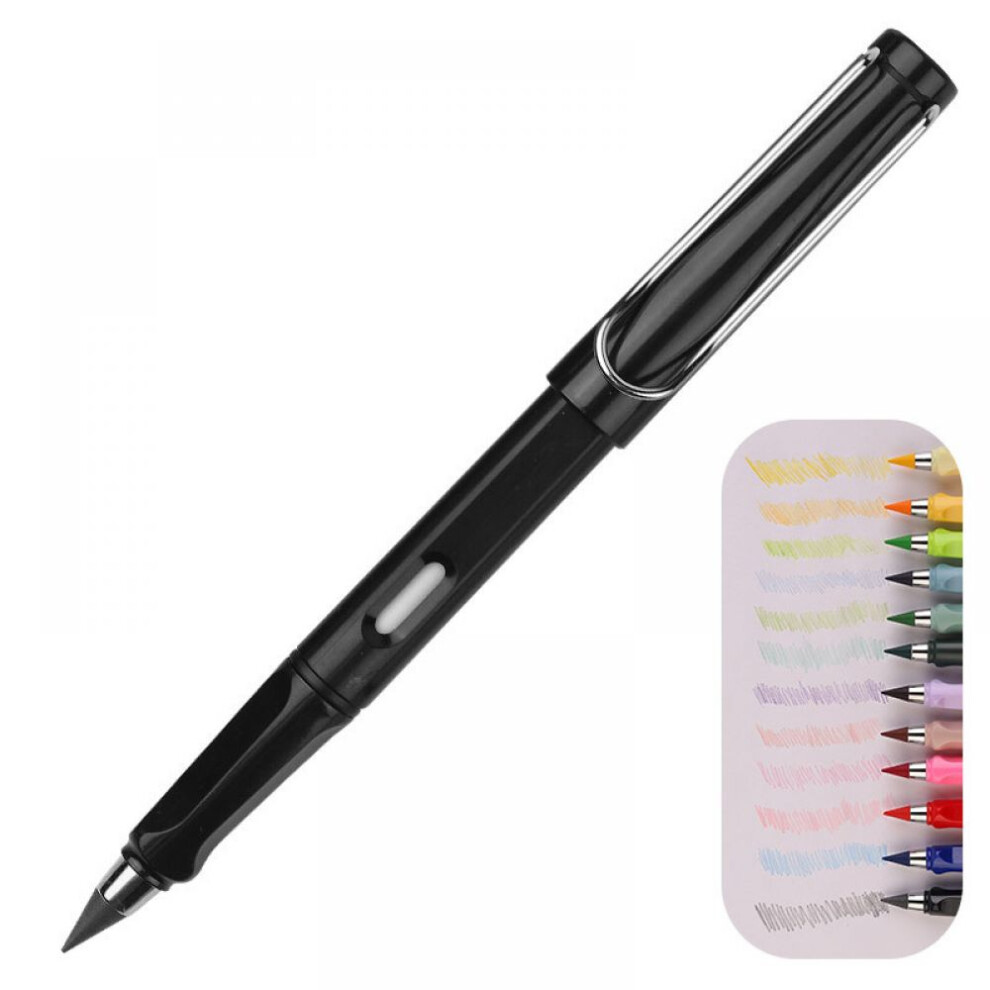 Reusable Pencil for Home Office, Infinity Pencil with Ergonomic Design, Graphite Material Inkless Pencil for Smooth Writing and Easy Cleaning (2pcs)