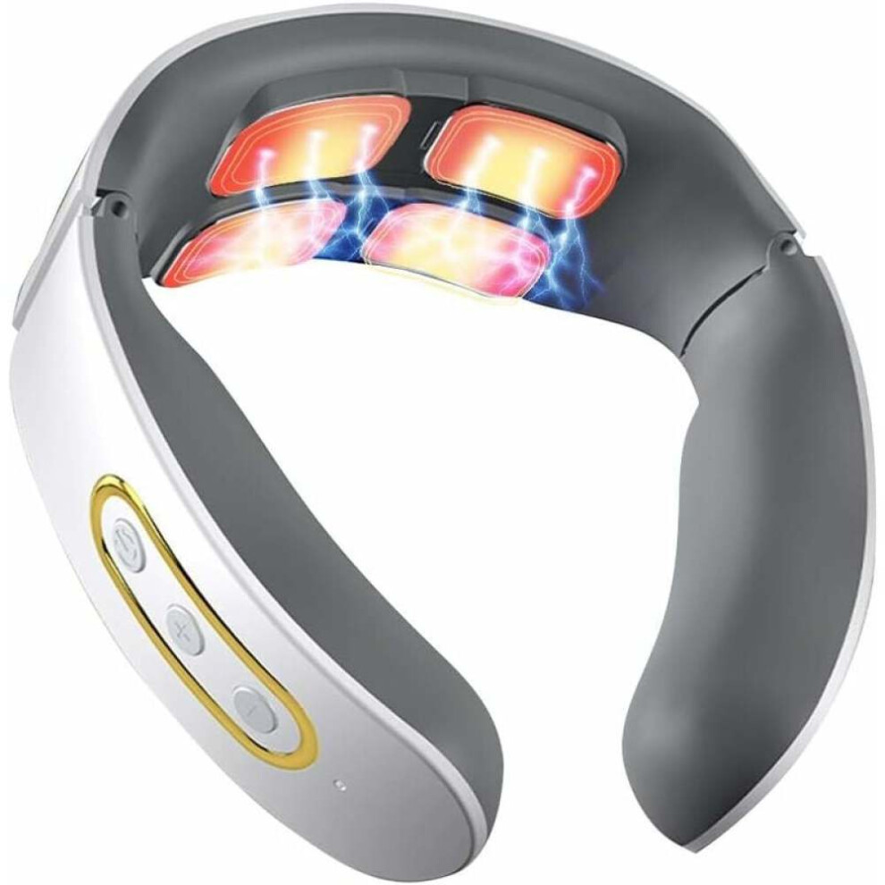 Symphony of Relief, Acupoints Lymphatic Drainage for Pain Relief, Portable Neck Massager Device with Intelligent Design For Halloween Parties