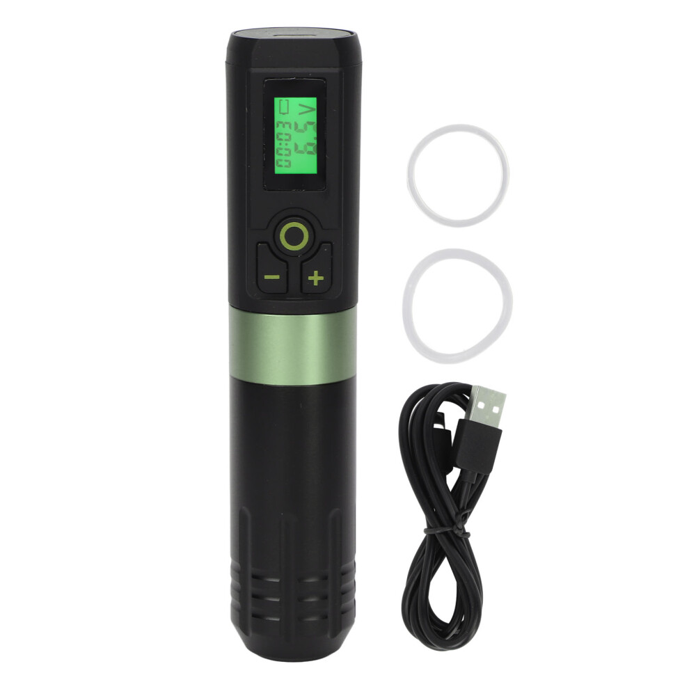 Elite Tattoo Artist Pen, Adjustable Strokes, LED Display For Precision And Style For Halloween Parties For Nightclubs For Daily Use