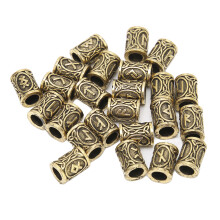 Brățară DIY antică, robustă, din aliaj de zinc, stil Viking, ușoară și confortabilă, Elder Futhark Runes, accesorii Viking, modele de