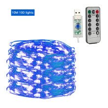 Battery Operated Fairy Lights, Waterproof Silver Wire String Lights For Indoor Outdoor Christmas Decorations, 360 Degree Viewing Angle, Flexible Mini