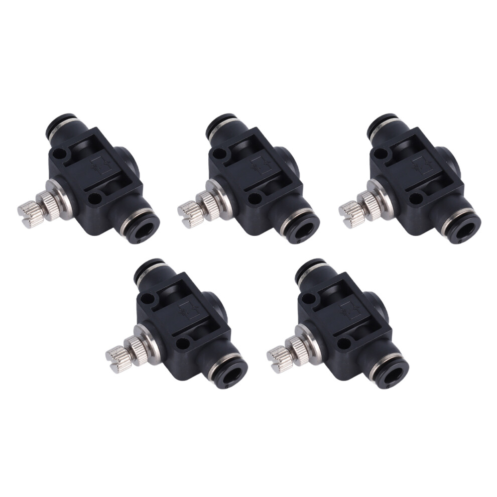 Durable 5Pcs Pvc 10Mm Pneumatic Throttle Valve Connection Accessories 5021377404180