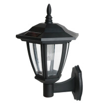Solar Wall Light Outdoor Waterproof, Energy Saving Solar Lantern with Automatic On/Off, Built-In Photosensor Solar Powered Fixture for Yard Garage