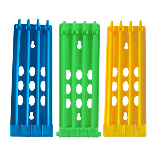 Bands Rack Holder Durable Plastic Frame 7.8x2.6 inch Wall-Green 1