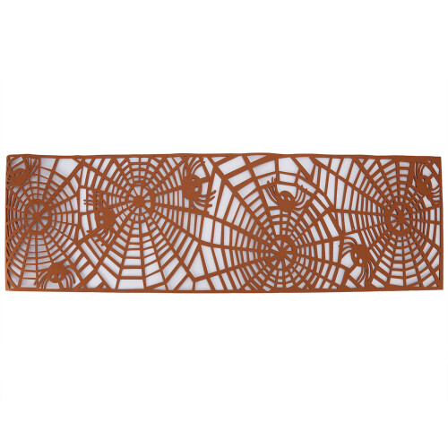 Modello: Runner da tavolo traforato, 100x30 cm, Marrone 1
