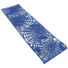 Chemin de table bleu foncé ajouré 100 x 30 cm 3 mm